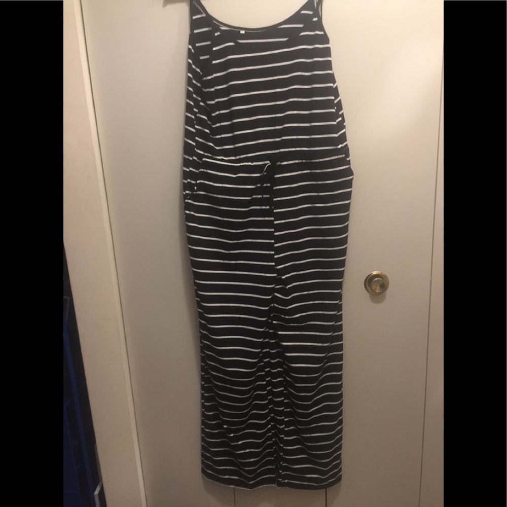 NWT Wide Leg Jumpsuit Romper XL Black